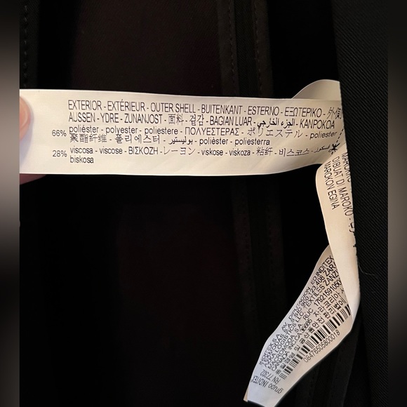 ZARA limited edition black shoulder pad shirt/jacket XS - Picture 4 of 5